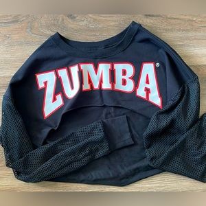 Zumba Long Sleeve Crop Top